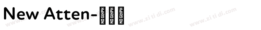 New Atten字体转换